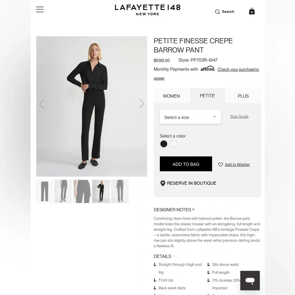 Lafayette 148 New York elegant black